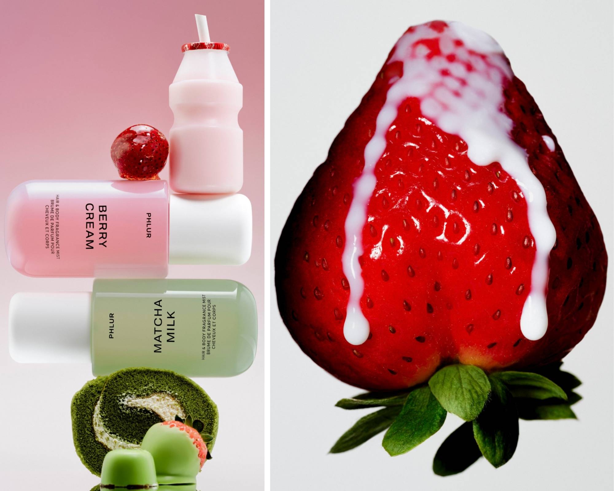 Phlur Matcha Milk i Berry Cream