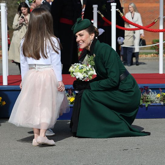 Kate Middleton, Dan svetog Patrika, smaragdne minđuše