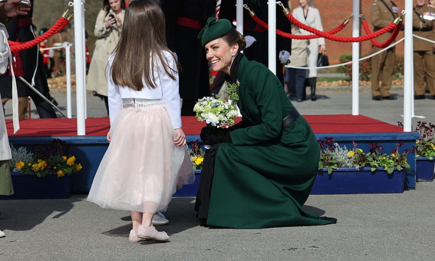 Kate Middleton, Dan svetog Patrika, smaragdne minđuše