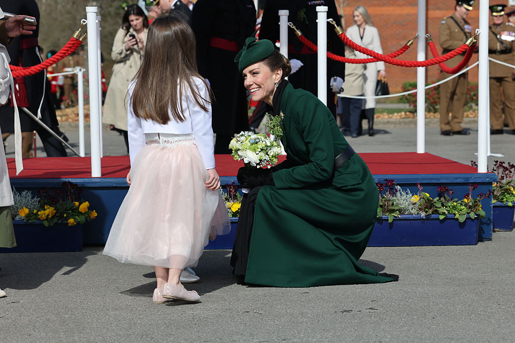 Kate Middleton, Dan svetog Patrika, smaragdne minđuše